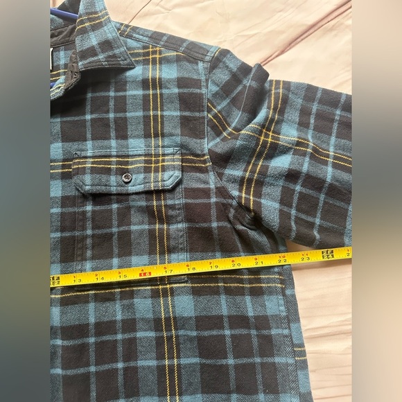 The North Face Arroyo Flannel Shirt Mens Large Blue Plaid Button Up Outdoor - Picture 6 of 8